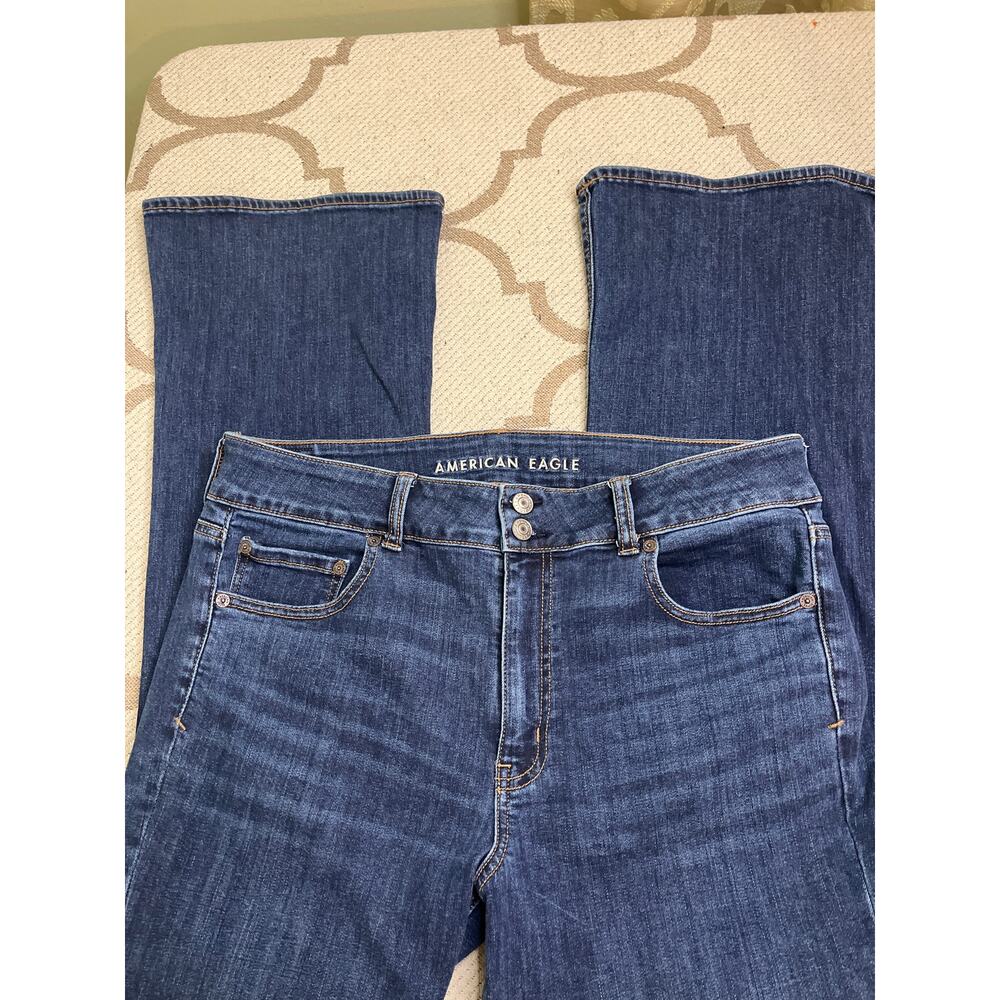 American Eagle Outfitters Dark Blue Flare Jeans